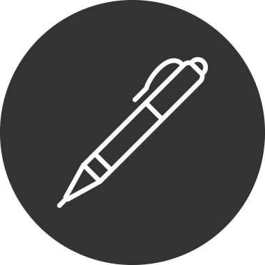 kalem simgesi vektör illüstrasyonu