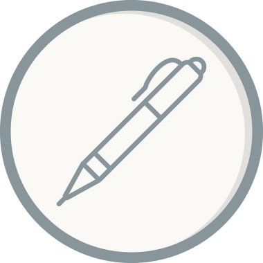 kalem simgesi vektör illüstrasyonu