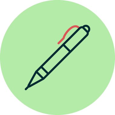 kalem simgesi vektör illüstrasyonu