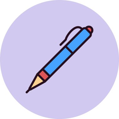 kalem simgesi vektör illüstrasyonu