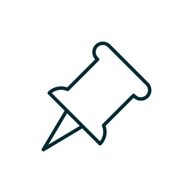 itme PIN simge vektör çizim