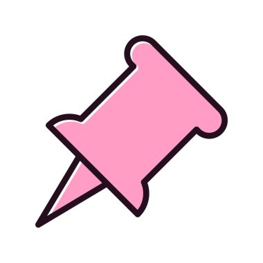itme PIN simge vektör çizim
