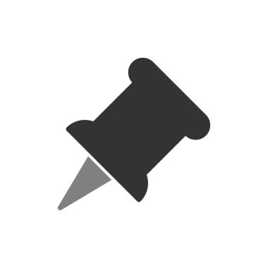 itme PIN simge vektör çizim