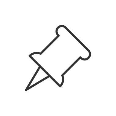 itme PIN simge vektör çizim