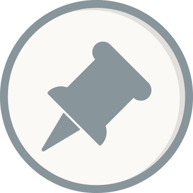 itme PIN simge vektör çizim