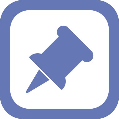 itme PIN simge vektör çizim