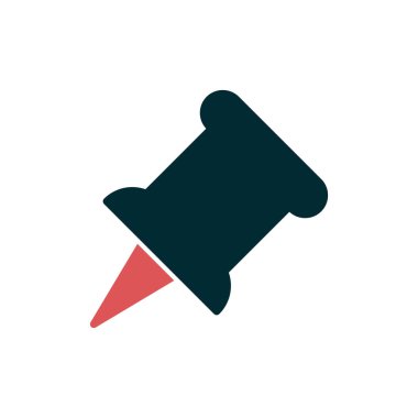 itme PIN simge vektör çizim