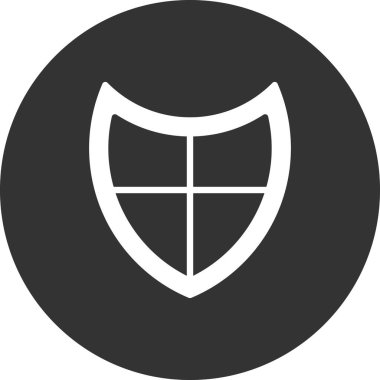 kalkan vektör çizim çizgisi simgesi