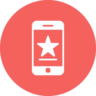 Akıllı telefon simgesi, vektör illüstrasyon tasarımı