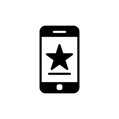 Akıllı telefon simgesi, vektör illüstrasyon tasarımı