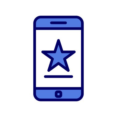 Akıllı telefon simgesi, vektör illüstrasyon tasarımı