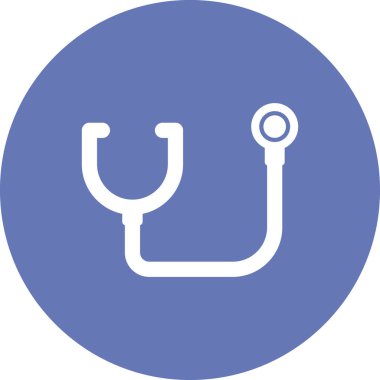 Modern steteskop simgesinin vektör çizimi