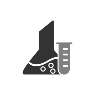 test tüpü modern simge vektör çizimi