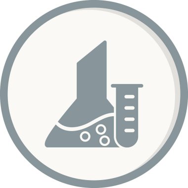 test tüpü modern simge vektör çizimi