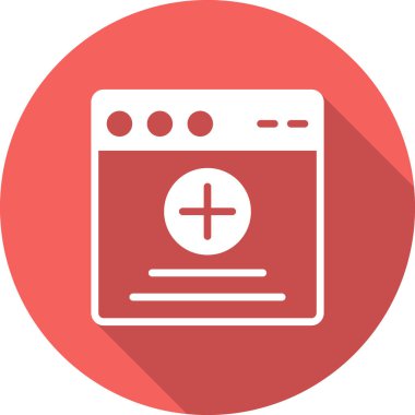 Web tarayıcı, basit vektör illüstrasyon tasarımı