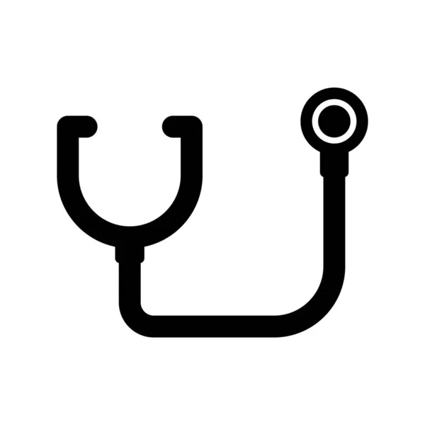 Vector Illustration Modern Stethoscope Icon — Stock Vector