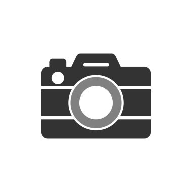 Kamera. Web simgesi basit illüstrasyon