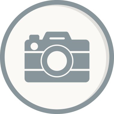 Kamera. Web simgesi basit illüstrasyon