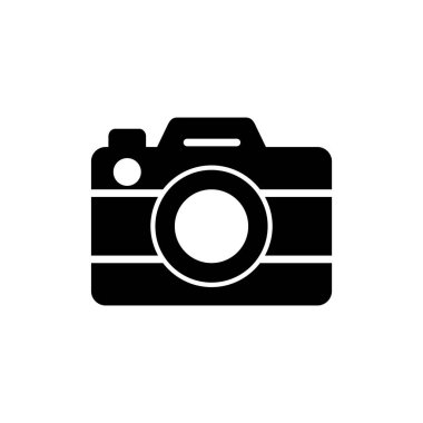 Kamera. Web simgesi basit illüstrasyon