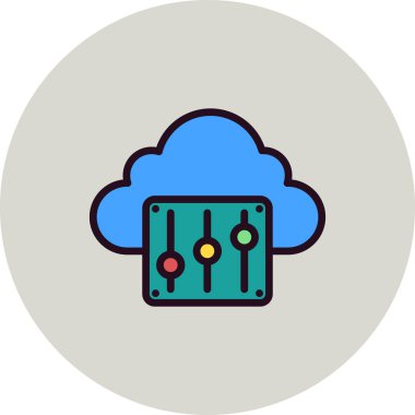 Karıştırıcı. Web simgesi basit tasarım