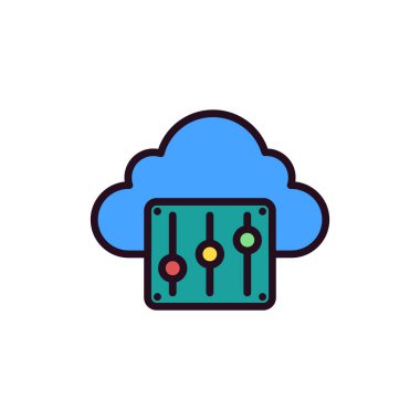 Karıştırıcı. Web simgesi basit tasarım