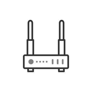 Wi-fi yönlendirici vektör illüstrasyonu