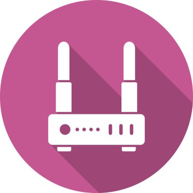 Wi-fi yönlendirici vektör illüstrasyonu