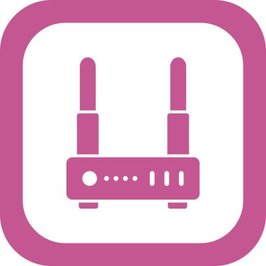 Wi-fi yönlendirici vektör illüstrasyonu