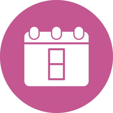 Takvim simgesi, vektör illüstrasyon tasarımı