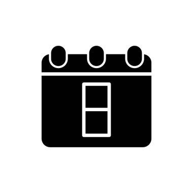Takvim simgesi, vektör illüstrasyon tasarımı