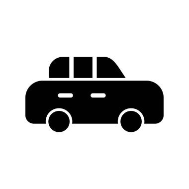 - Araba. Web simgesi basit illüstrasyon