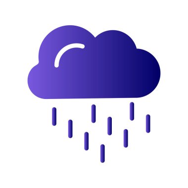 bulut modern simge vektör illüstrasyonu