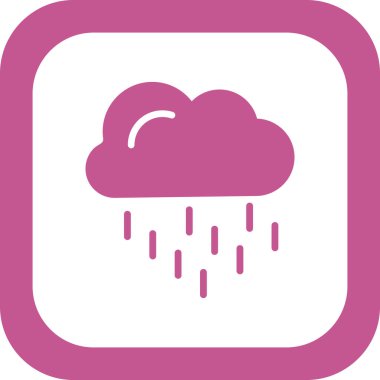 bulut modern simge vektör illüstrasyonu