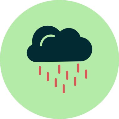 bulut modern simge vektör illüstrasyonu