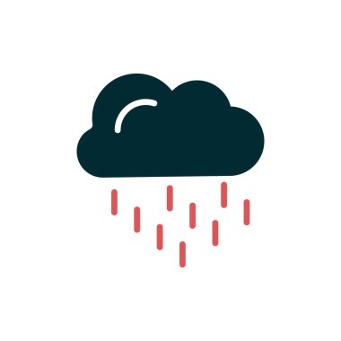 bulut modern simge vektör illüstrasyonu