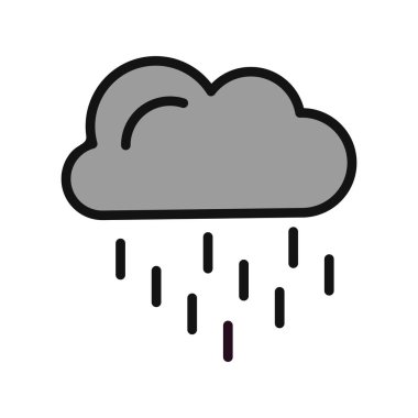 bulut modern simge vektör illüstrasyonu