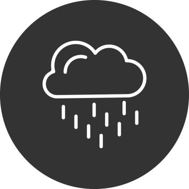 bulut modern simge vektör illüstrasyonu