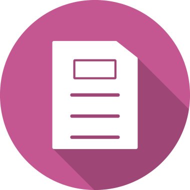 Dosya simgesi, vektör illüstrasyon tasarımı