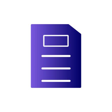 Dosya simgesi, vektör illüstrasyon tasarımı