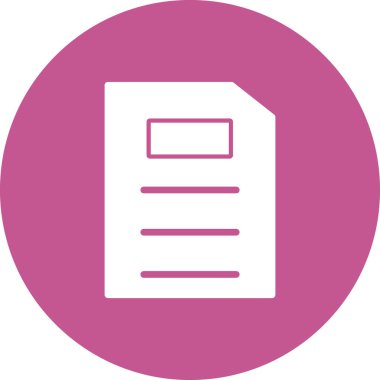 File icon, vector illustration design