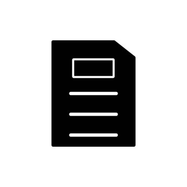 Dosya simgesi, vektör illüstrasyon tasarımı