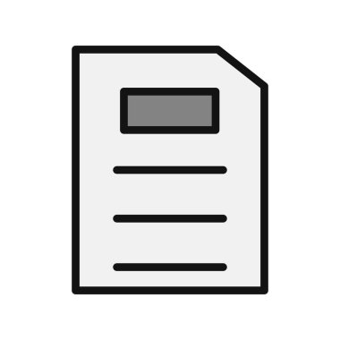 Dosya simgesi, vektör illüstrasyon tasarımı