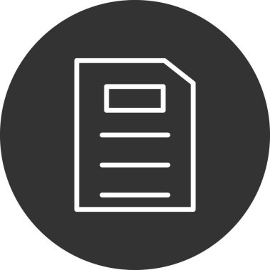 Dosya simgesi, vektör illüstrasyon tasarımı