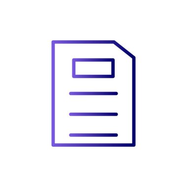 Dosya simgesi, vektör illüstrasyon tasarımı