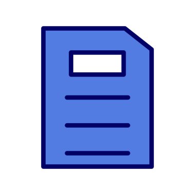 Dosya simgesi, vektör illüstrasyon tasarımı