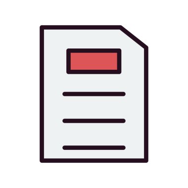 Dosya simgesi, vektör illüstrasyon tasarımı