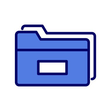 Bilgisayar ui dizini basit simgesi, vektör illüstrasyonu