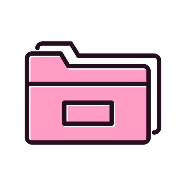 Bilgisayar ui dizini basit simgesi, vektör illüstrasyonu