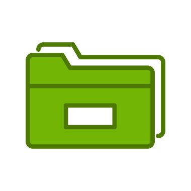 Bilgisayar ui dizini basit simgesi, vektör illüstrasyonu