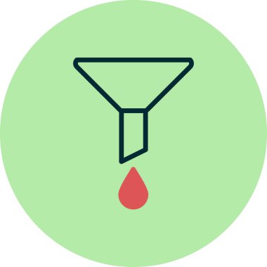 Kişisel ve ticari kullanım için huni vektör simgesi